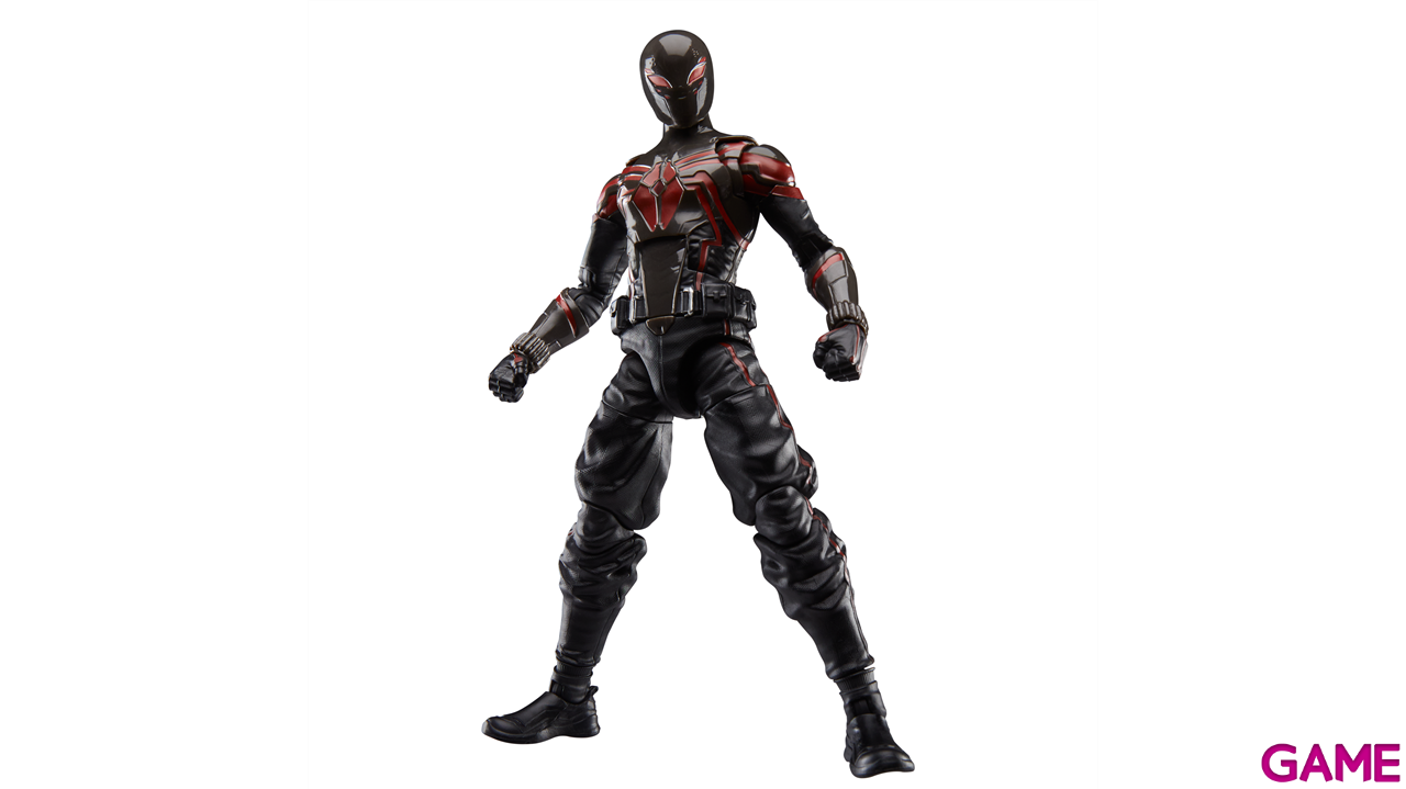 Figura Spiderman Marvel Legends Series Gamerverse Miles Morales (Traje Brooklyn 2099) De 15 Cm-7