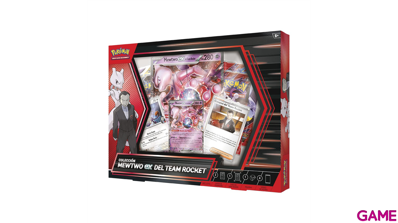 Caja EX Pokemon TCG: Mewtwo del Team Rocket-0