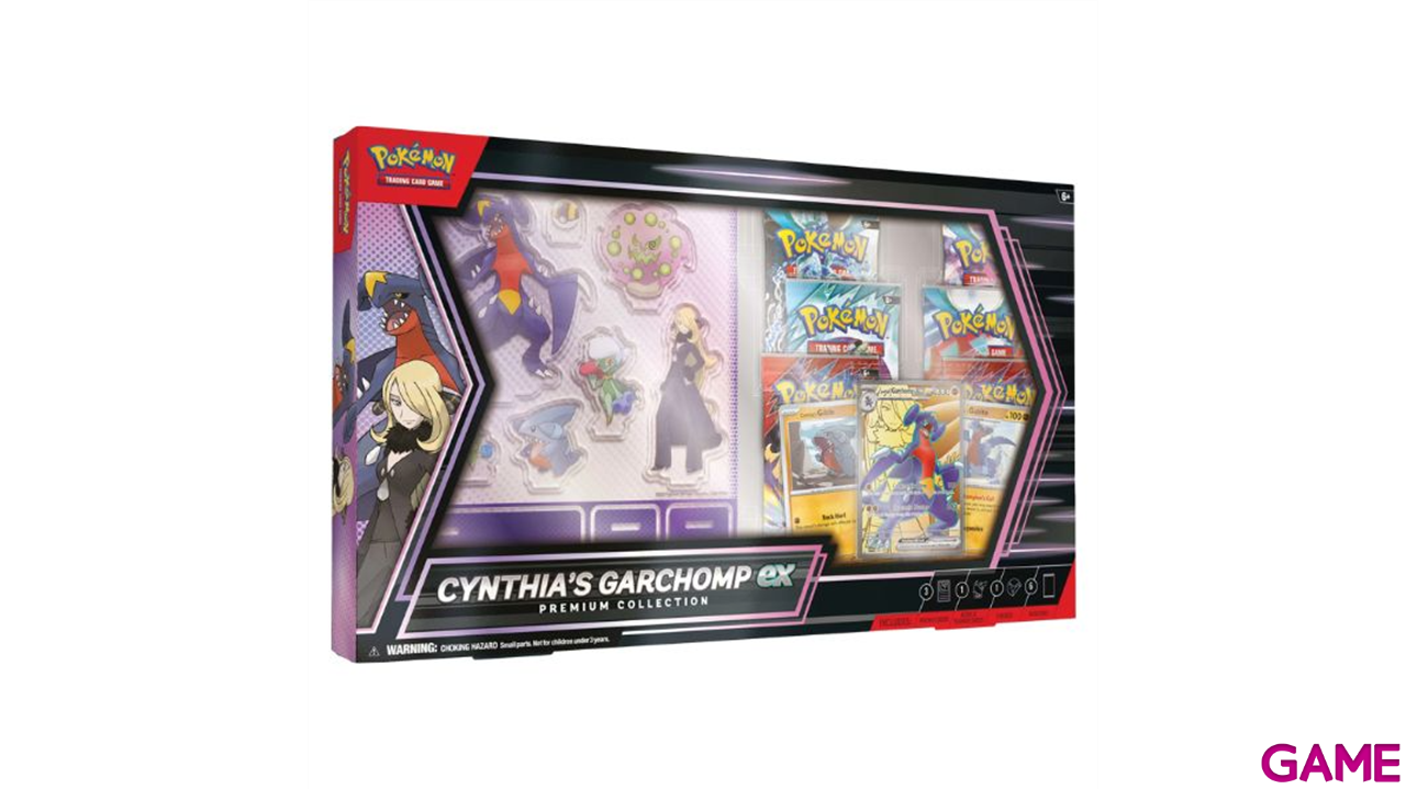Caja Colección Premium EX Pokemon TCG: Garchomp de Cintia-0