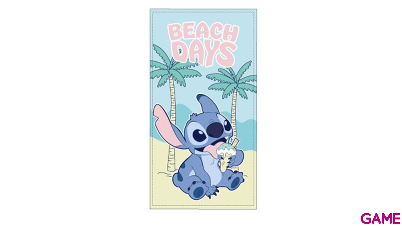 Toalla de Playa microfibra Disney Lilo & Stitch de 70 x 140 cm-0