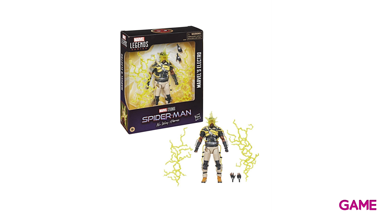 Figura Spiderman Marvel Legends Deluxe Spider-man No Way Home Electro de 15 cm-0