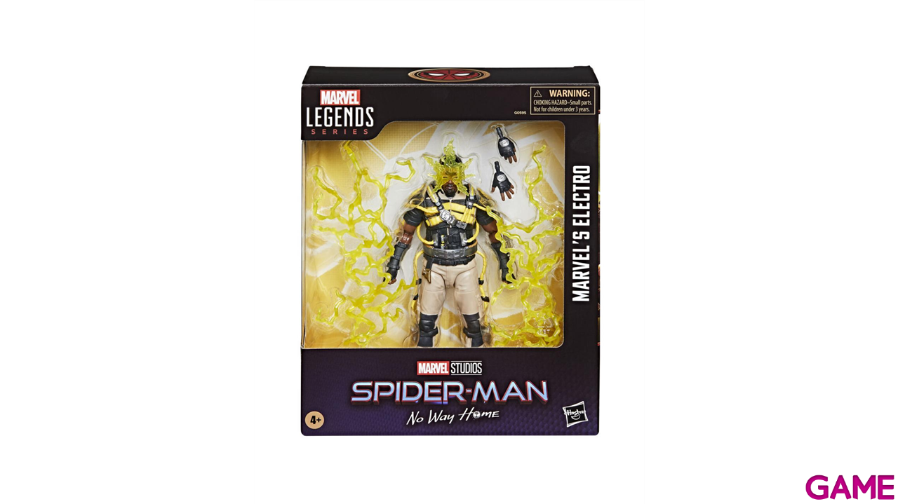 Figura Spiderman Marvel Legends Deluxe Spider-man No Way Home Electro de 15 cm-3