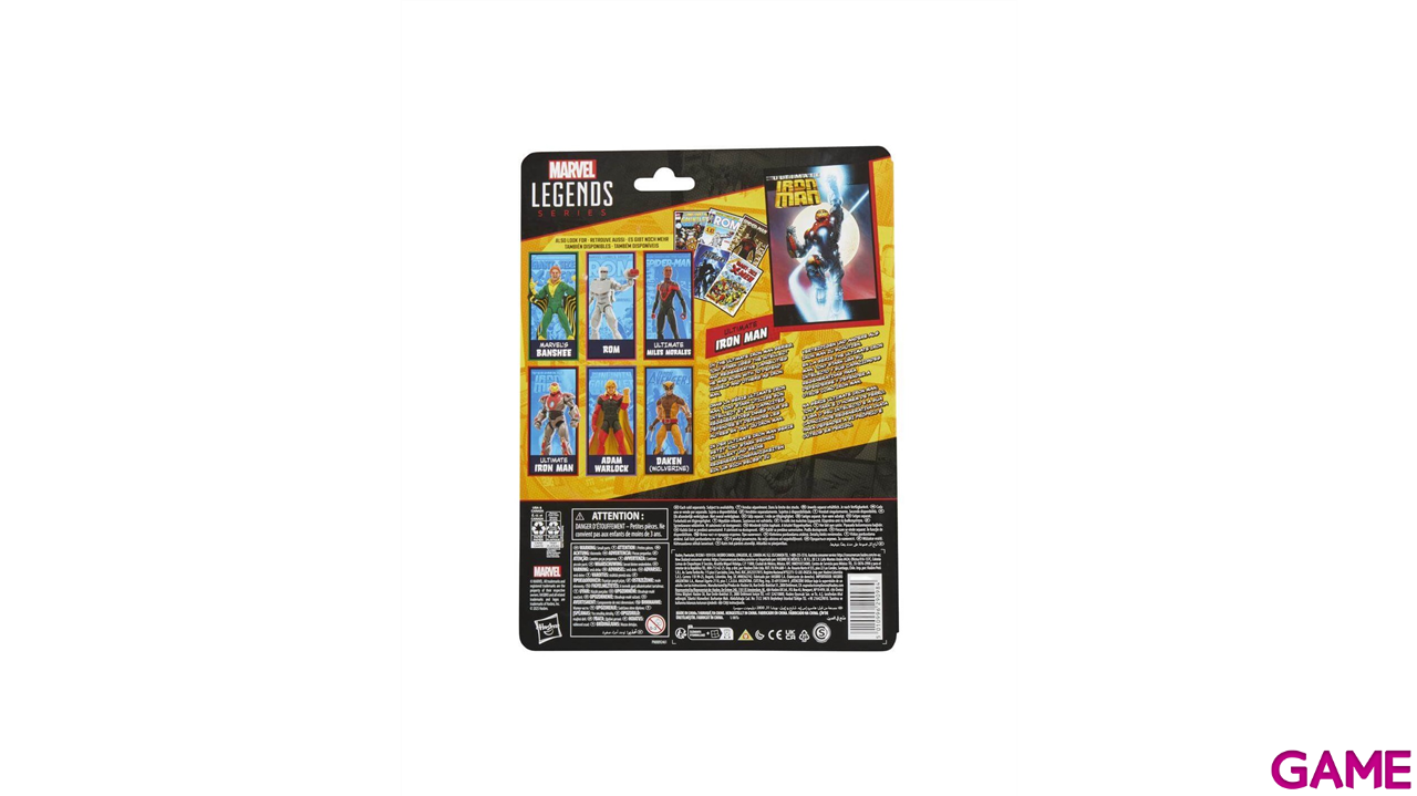 Figura Marvel Legends Mini comics Ultimate Ironman de 15 cm-4