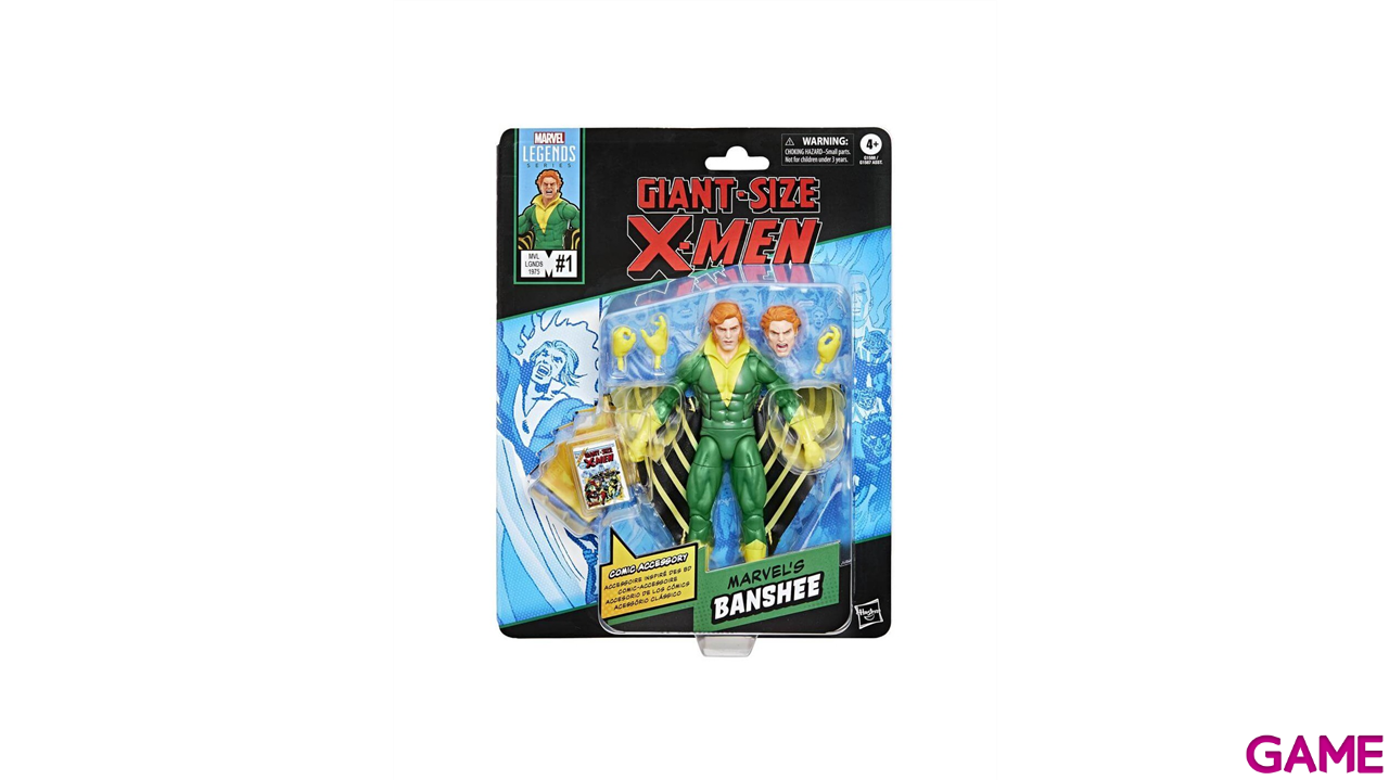 Figura Marvel Legends Mini Comics Banshee de 15 cm-4