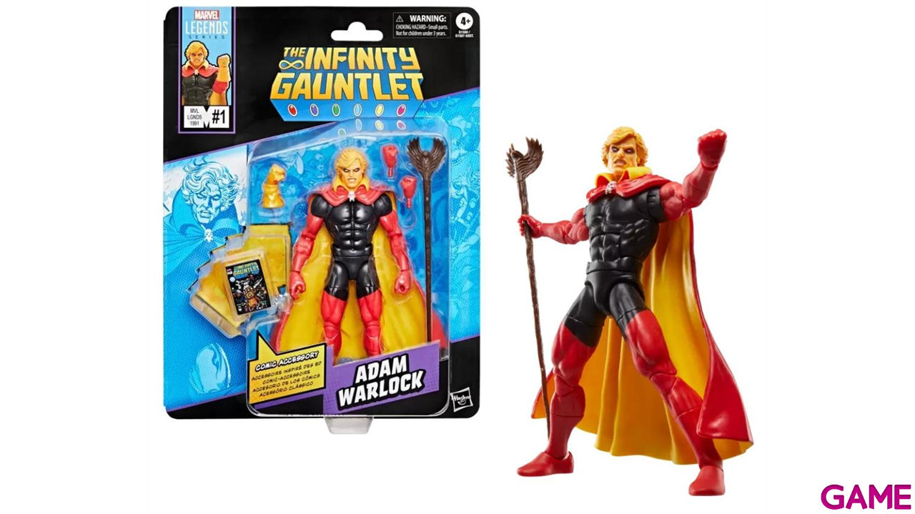 Figura Marvel Legends Mini Comics Adam Warlock de 15 cm-3
