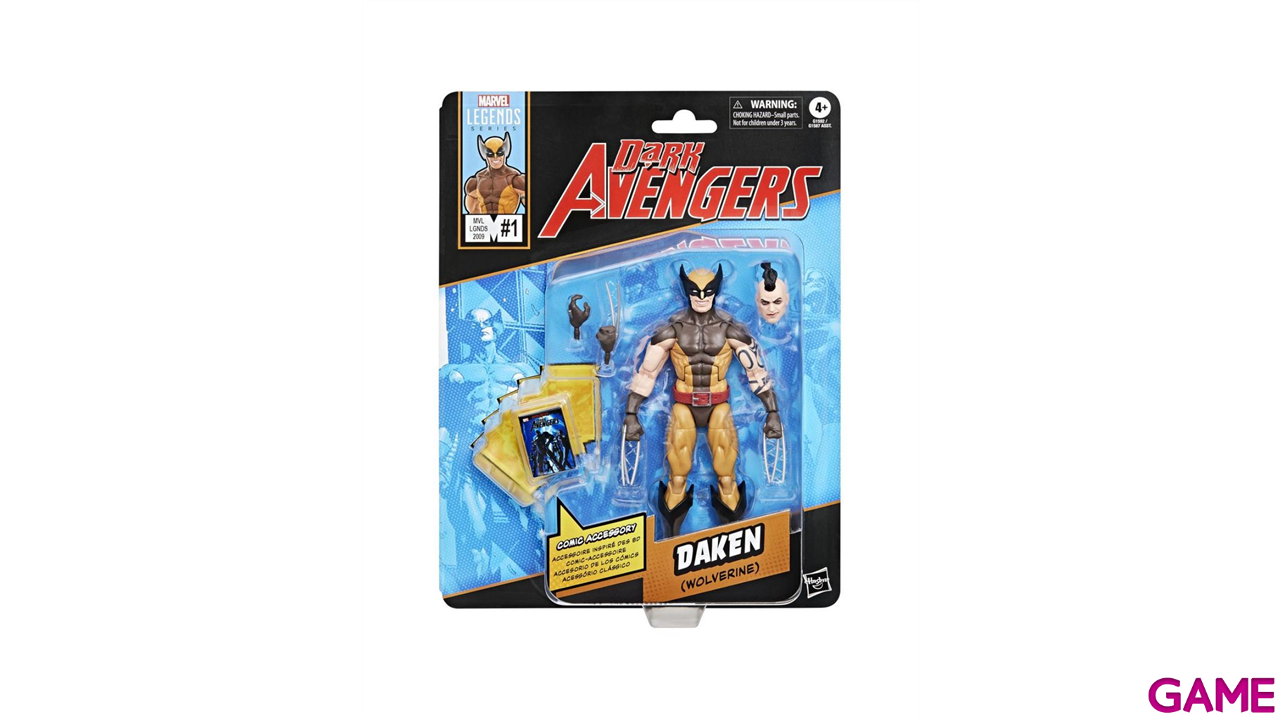Figura Marvel Legends Mini Comics Lobezno Daken de 15 cm-2