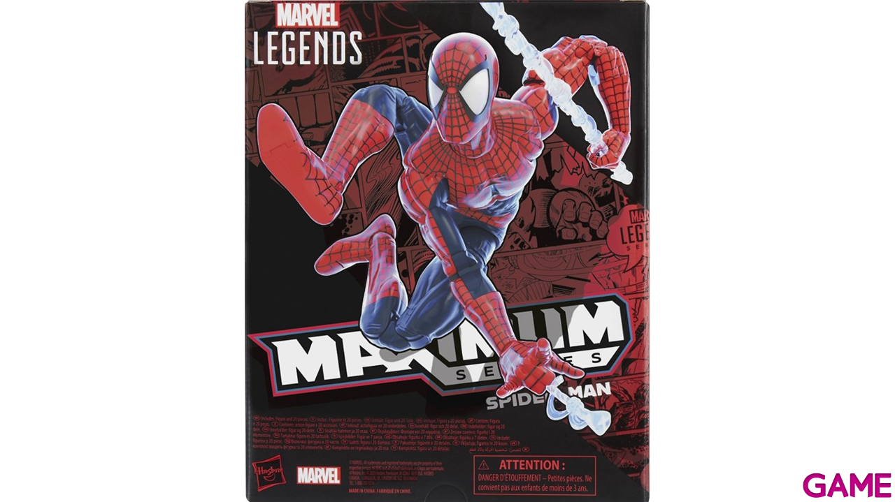 Figura Marvel Legends Maximum Series Spiderman con accesorios de 15 cm-1