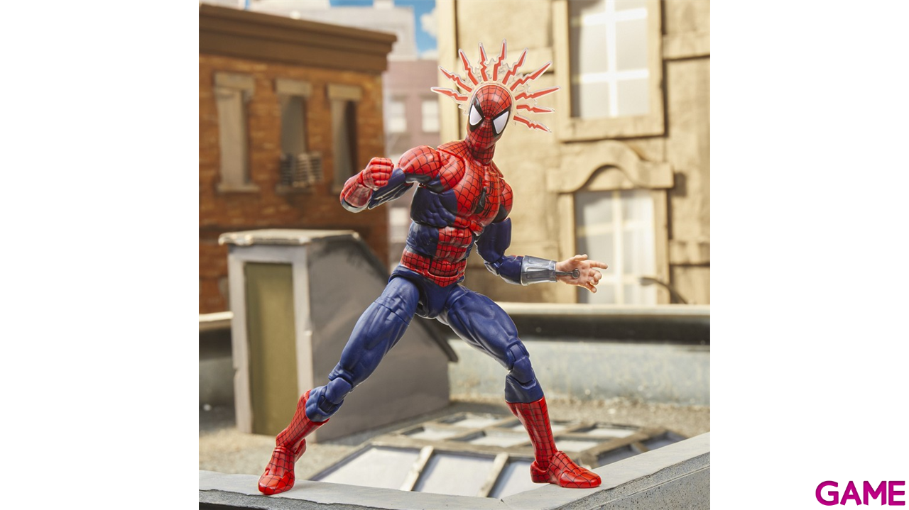 Figura Marvel Legends Maximum Series Spiderman con accesorios de 15 cm-3