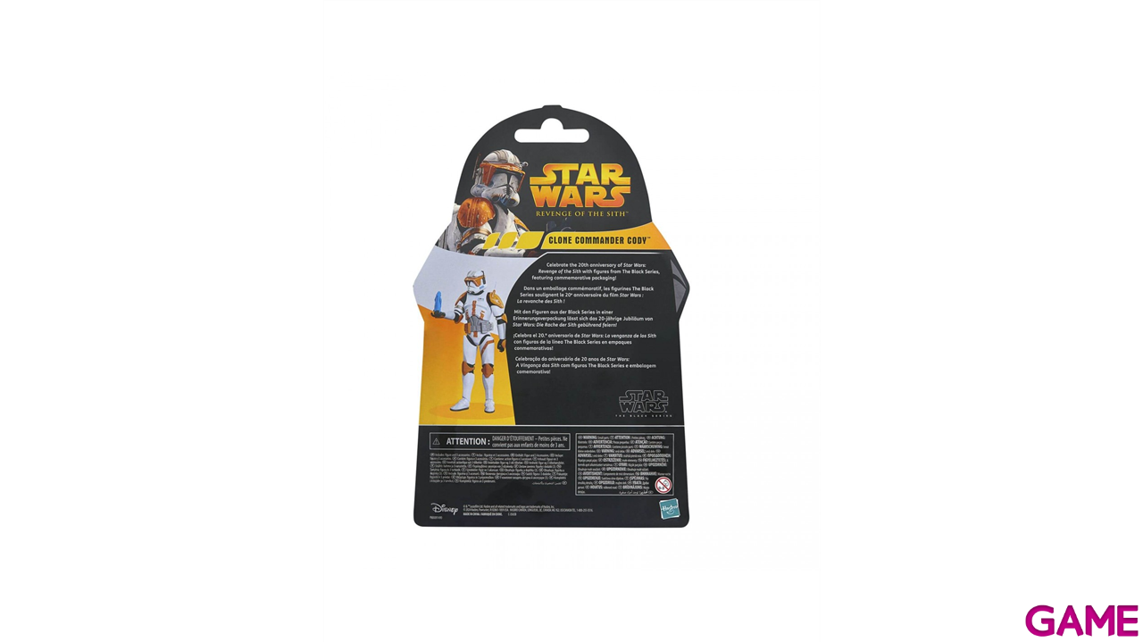 Figura Star Wars Black Series La venganza de los Sith Clon Commander Cody de 15 cm-3