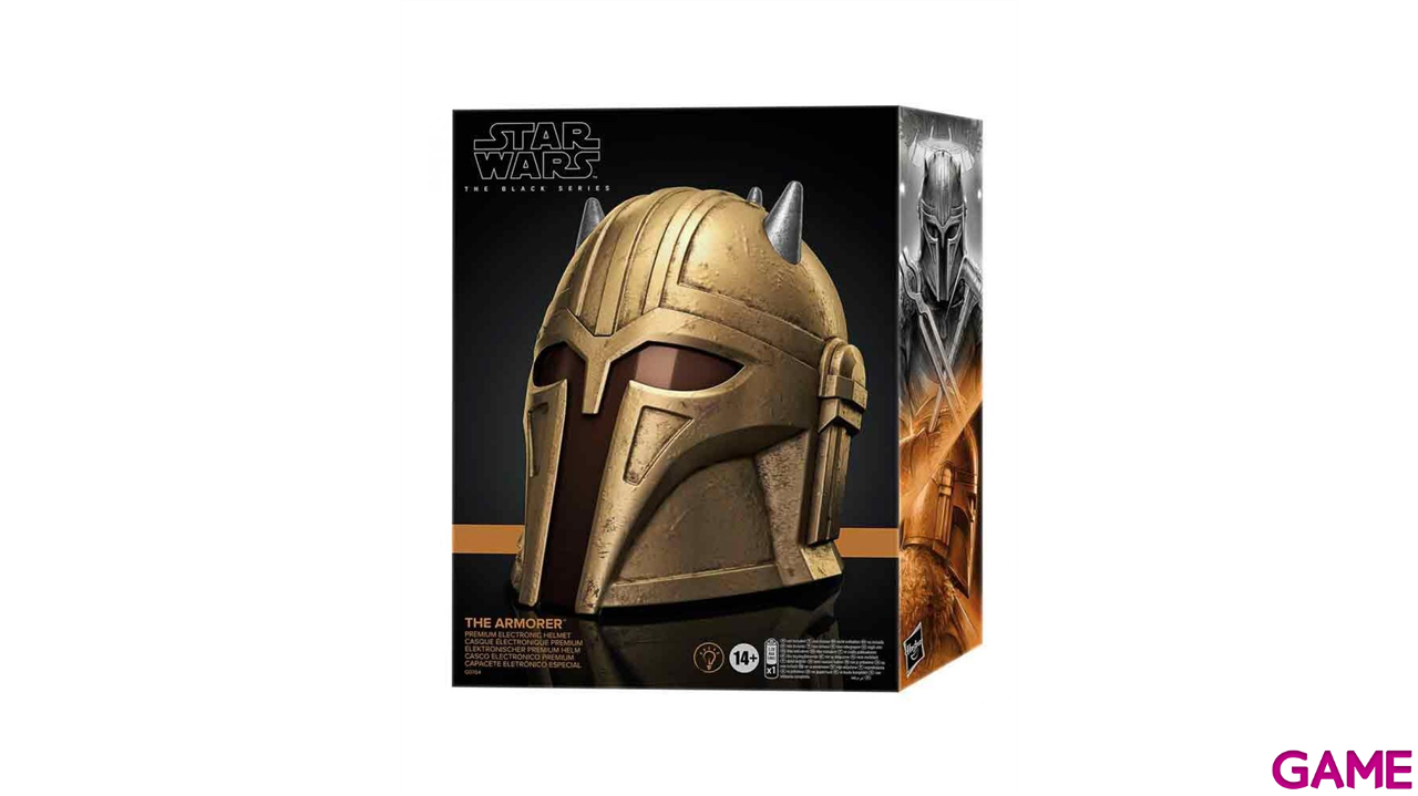 Replica Casco electronico Star Wars Black series The Armorer (escala 1:1) - The Mandalorian-0
