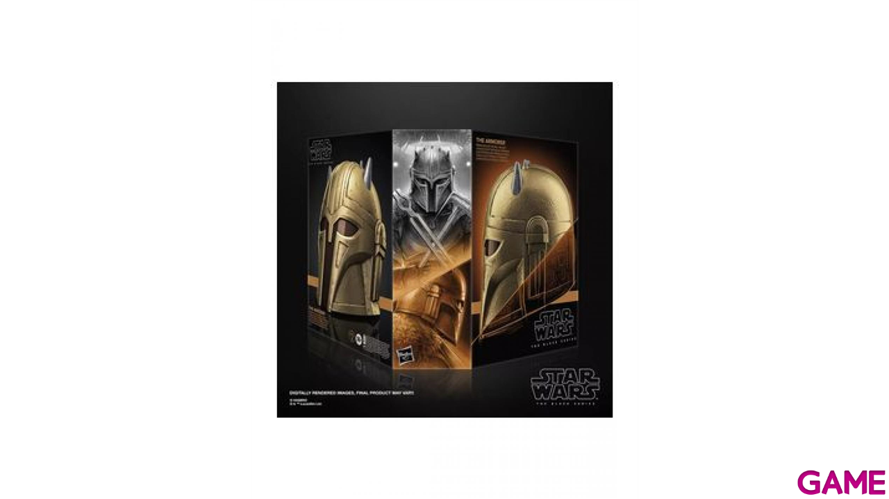 Replica Casco electronico Star Wars Black series The Armorer (escala 1:1) - The Mandalorian-2