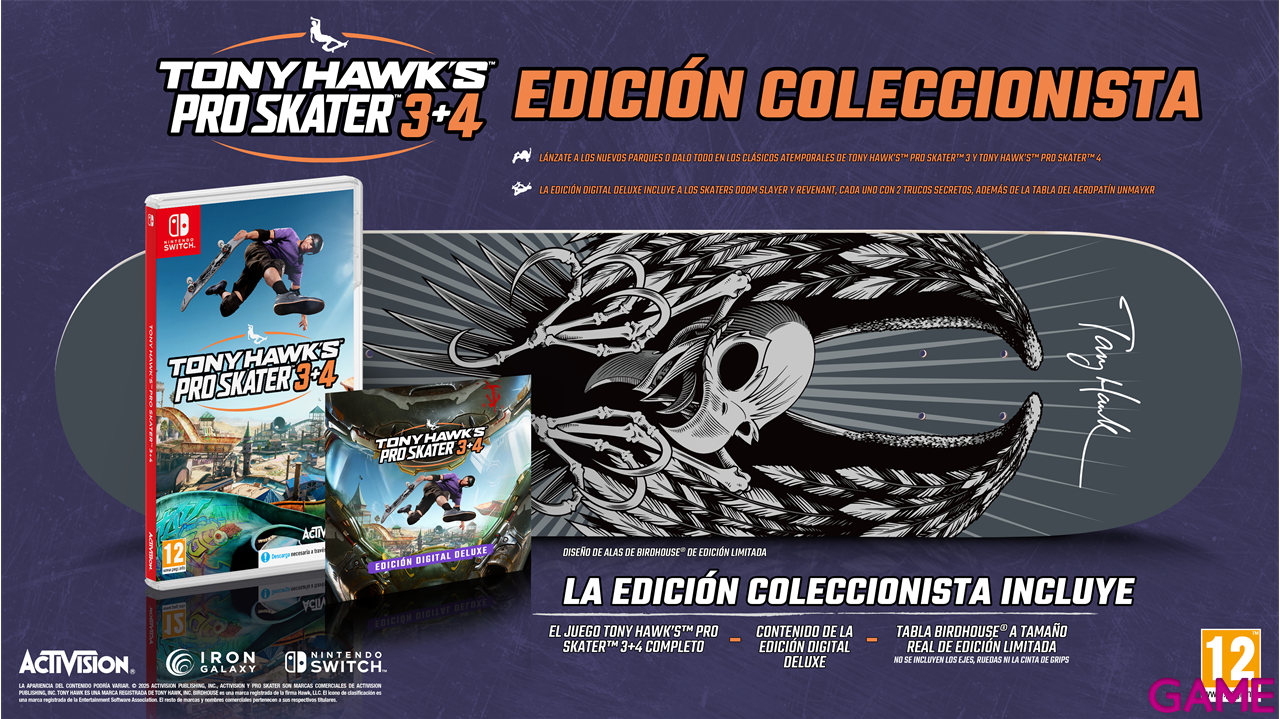 Tony Hawk´s Pro Skater 3+4 Edicion Coleccionista-0
