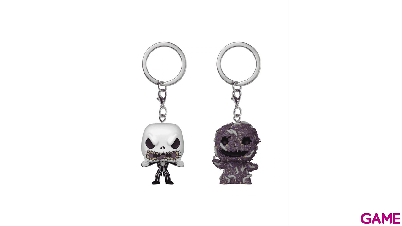 Pocket POP Keychain: The Nightmare Before Christmas Jack And Oogie-1
