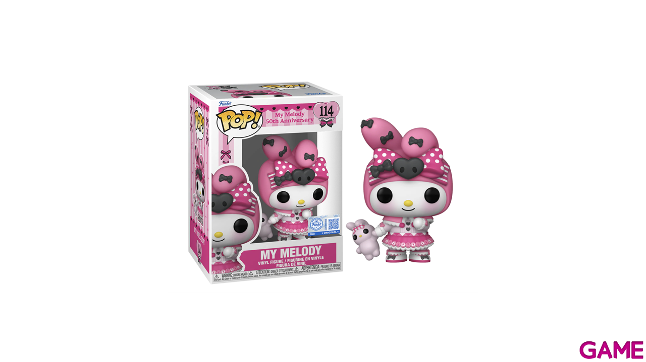Figura POP Sanrio: My Melody with Pipi (50th Anniversary)-2 Figura POP Sanrio: My Melody with Pipi (50th Anniversary)-2
