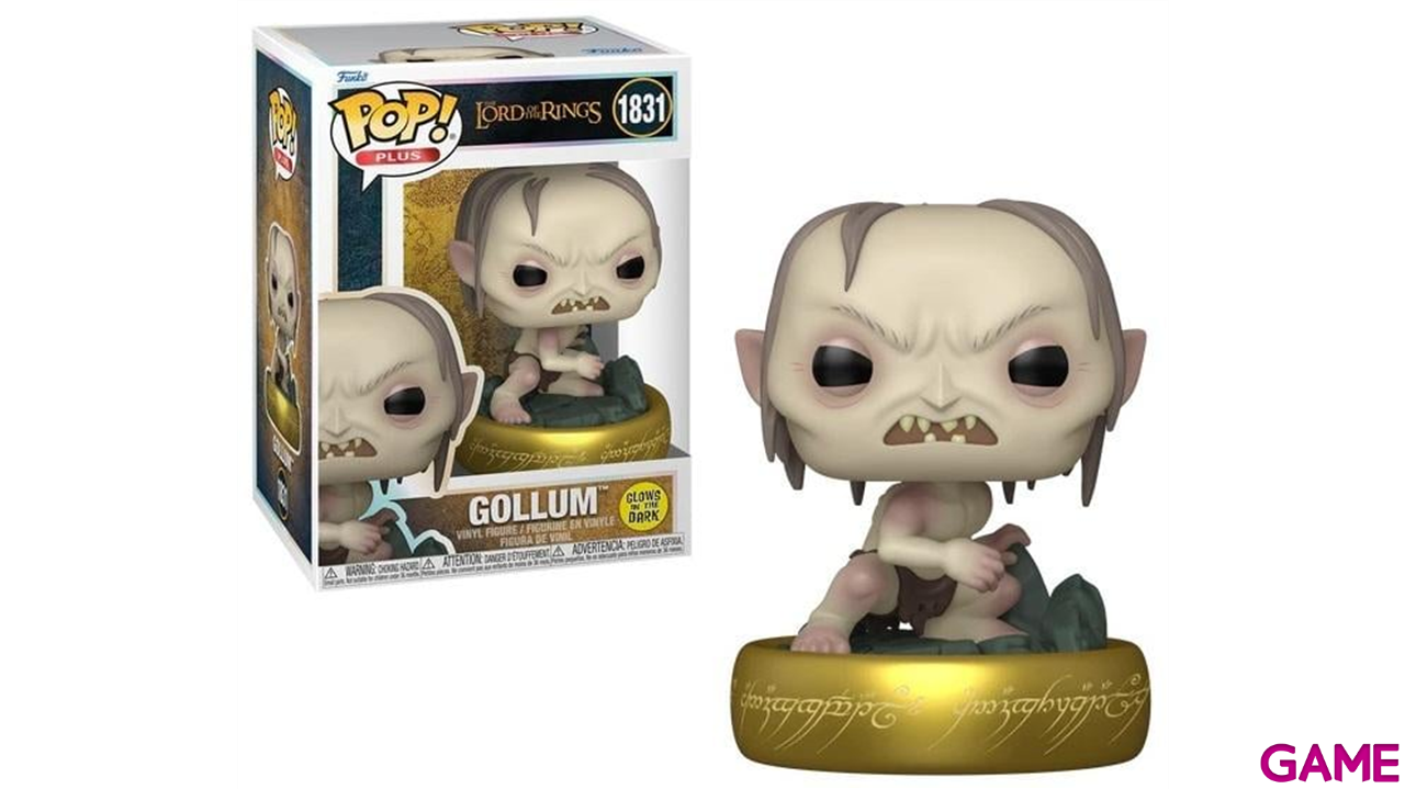 Figura POP Plus: El Señor de los Anillos Gollum (Glow)-5