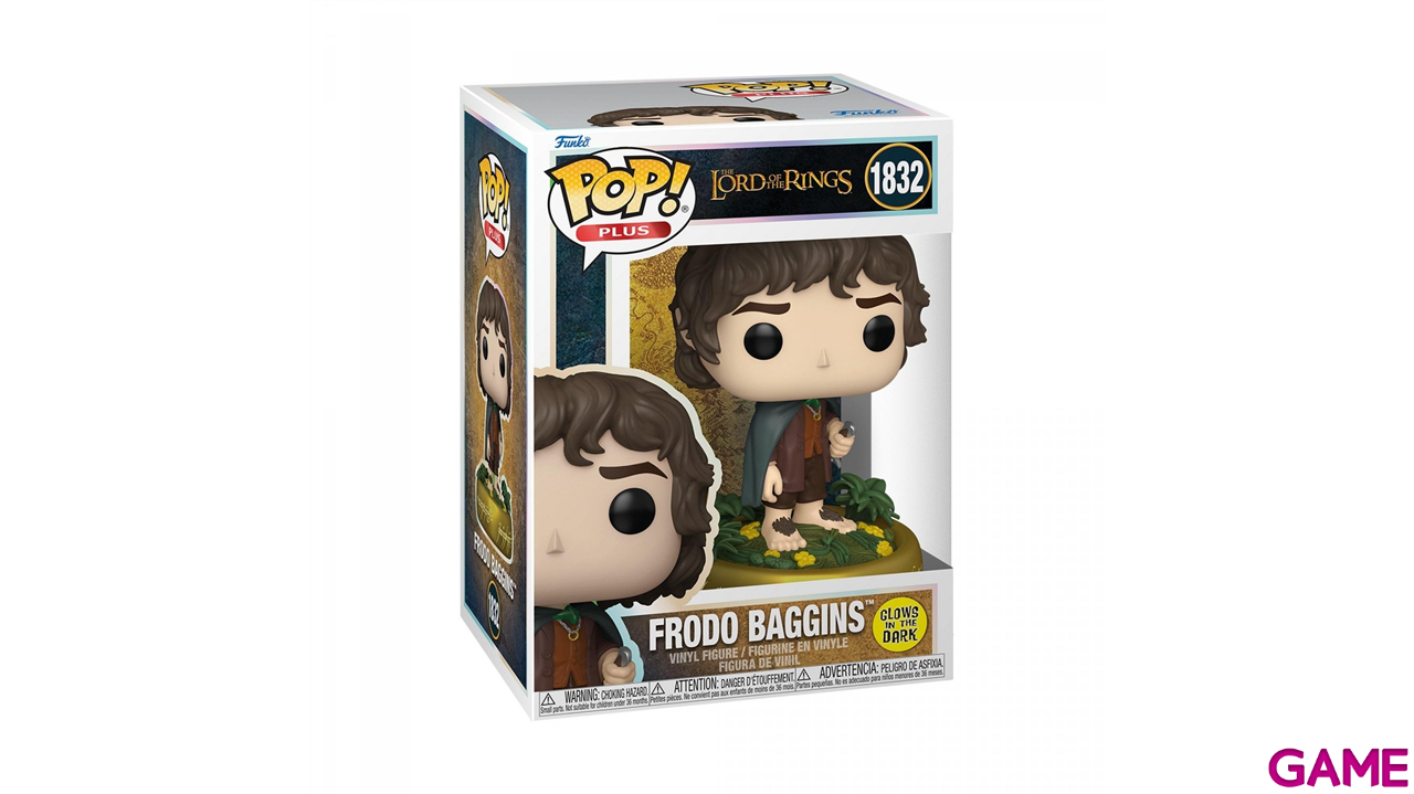 Figura POP Plus: El Señor de los Anillos Frodo Baggins (Glow)-2