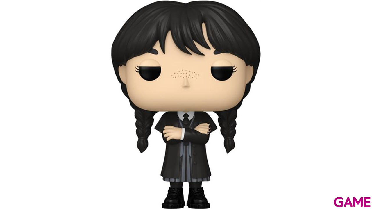 Figura POP TV Wednesday: Addams (Black Coat)-1
