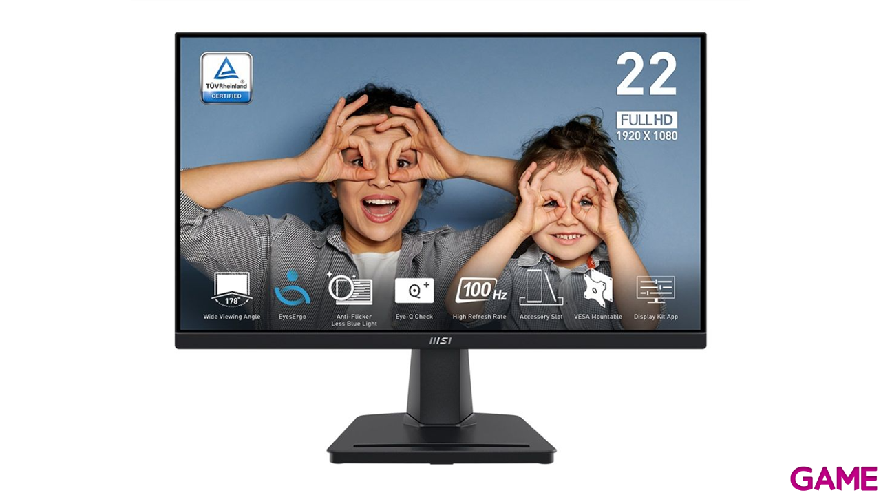 MSI PRO MP225V - 21.4´´ - VA - Full HD - 100Hz - Monitor Profesional-2