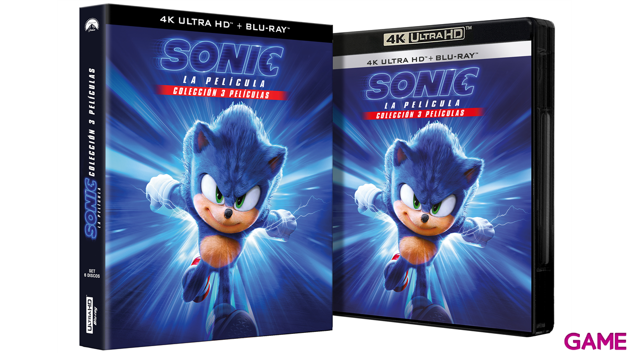 Sonic Las Películas 1+2+3 4K + BD-1