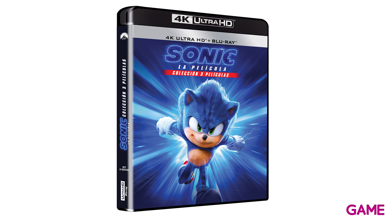 Sonic Las Películas 1+2+3 4K + BD-2