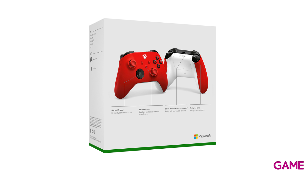 Controller Inalambrico Microsoft Pulse Red-4