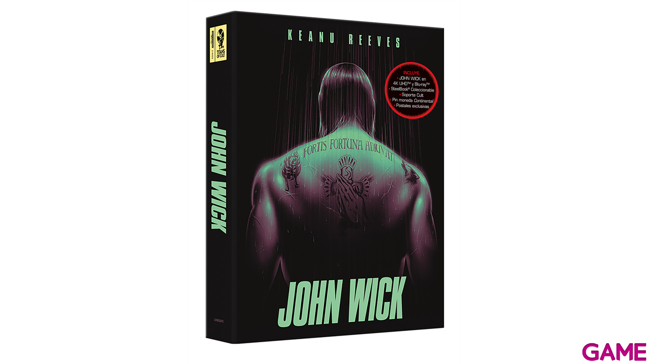 John Wick 1 - 4K + BD Titans Of Cult Steelbook-0