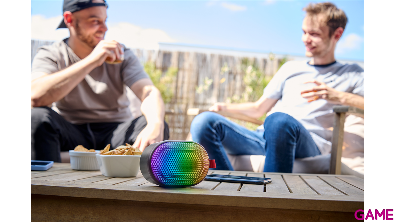 Altavoz compacto luminoso multicolor-0