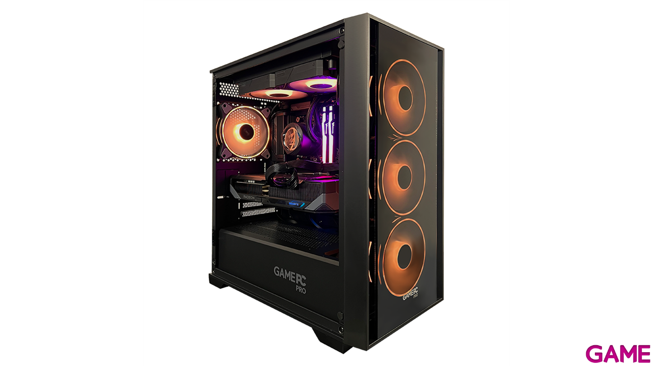 GAMEPC Pro AMD 25R79070X Ryzen 7 7700X - RX 9070XT - 32GB - 2TB SSD - W11(sin activar) - Ordenador Sobremesa Gaming-1