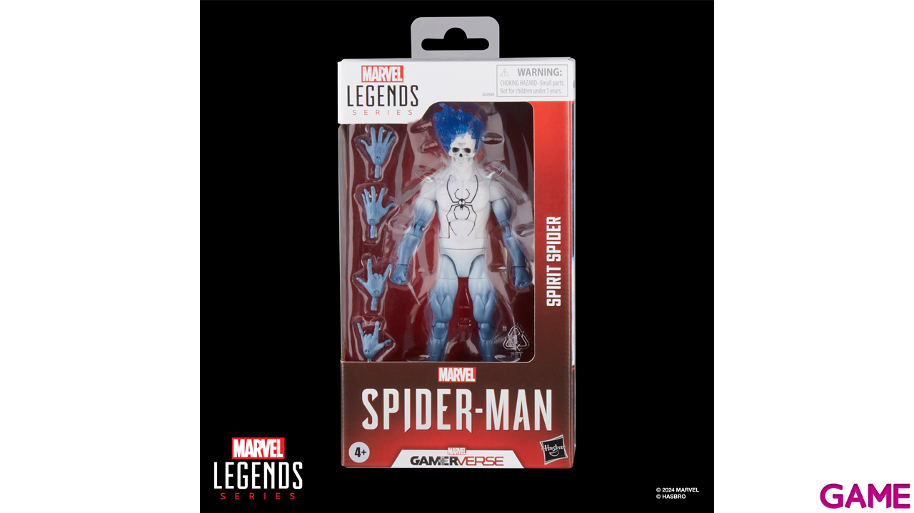 Figura Marvel Legends series Spirit Spider de 15 cm-4