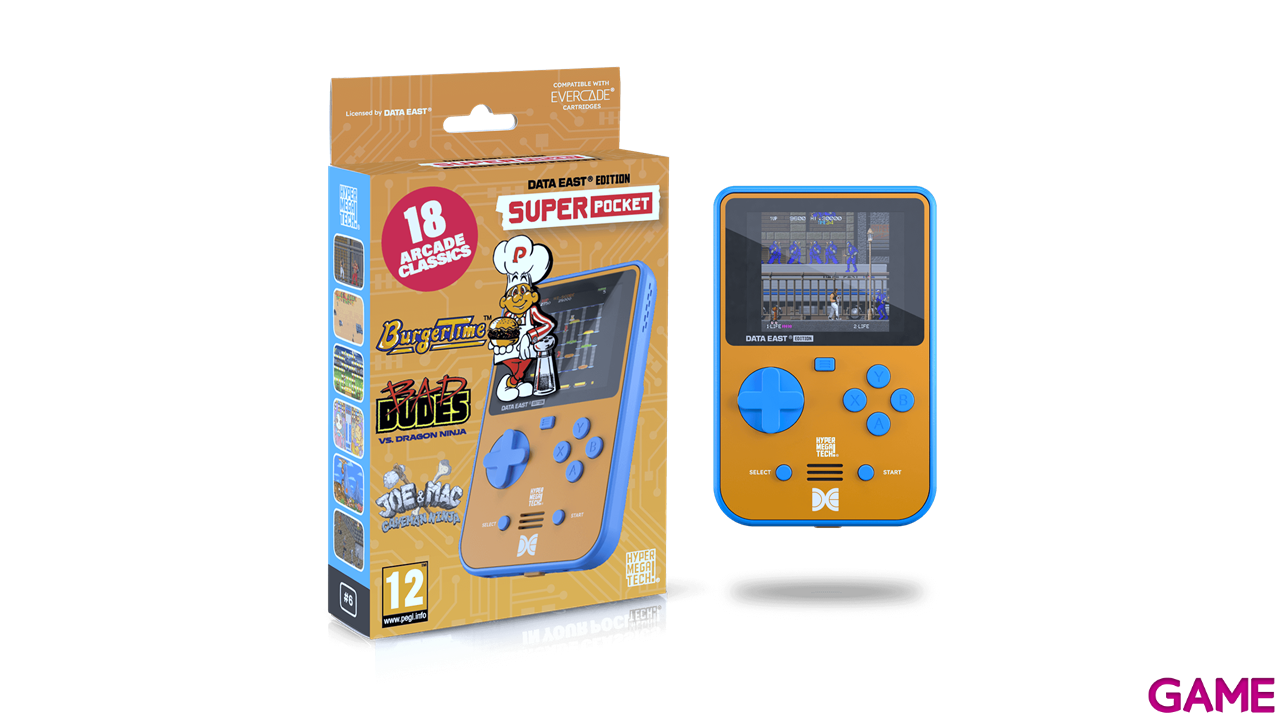 Consola Evercade Super Pocket Data East Edition-3