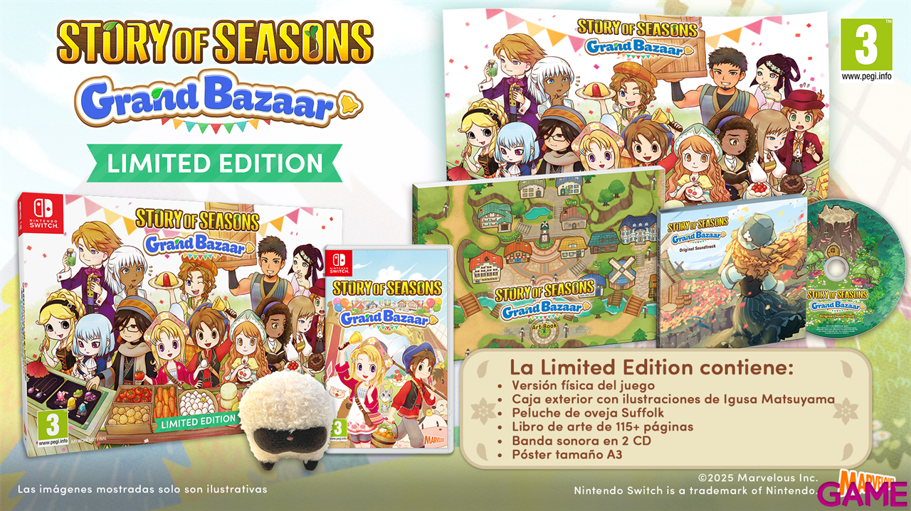 Story Of Seasons: Grand Bazaar Limited Edition-0