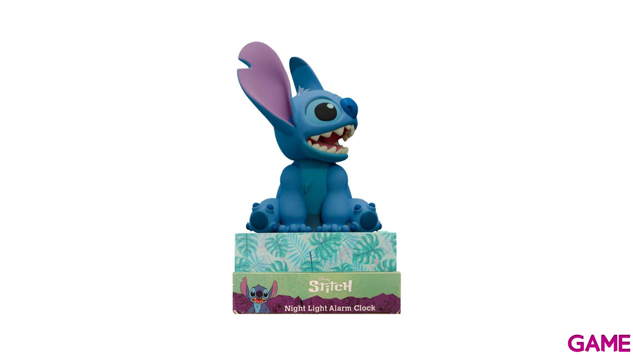 Lampara 3D Stitch con despertador y fecha-0