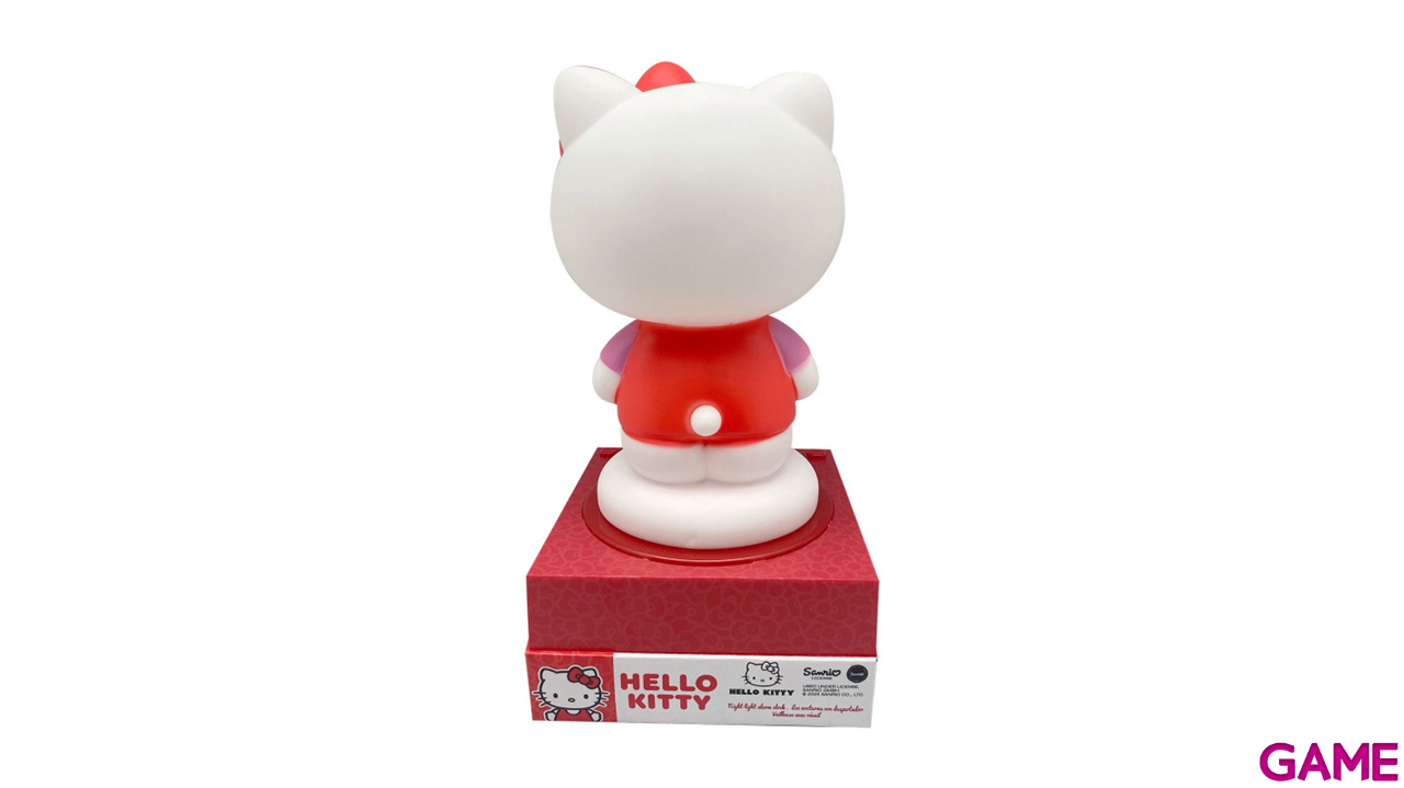 Lampara 3D Hello Kitty con despertador y fecha-2