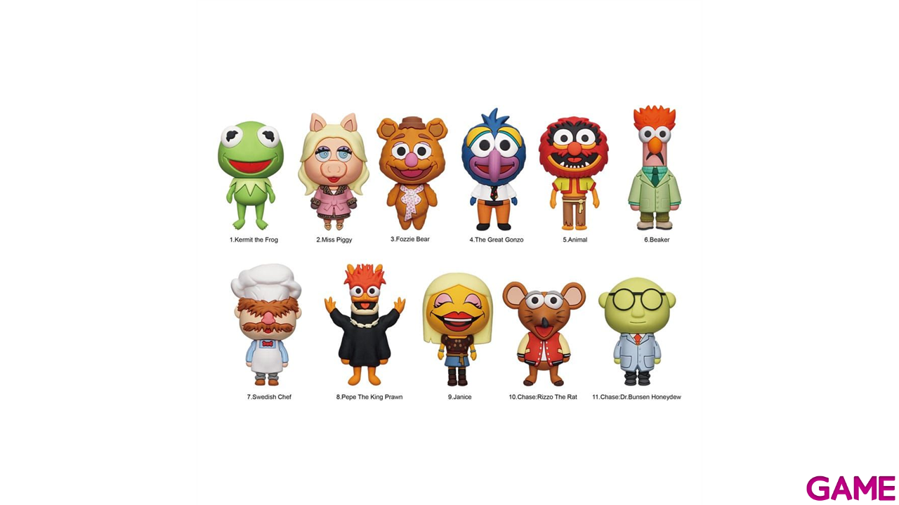 Colgante 3D Disney The Muppets para Mochilas y bolsos (surtido)-1