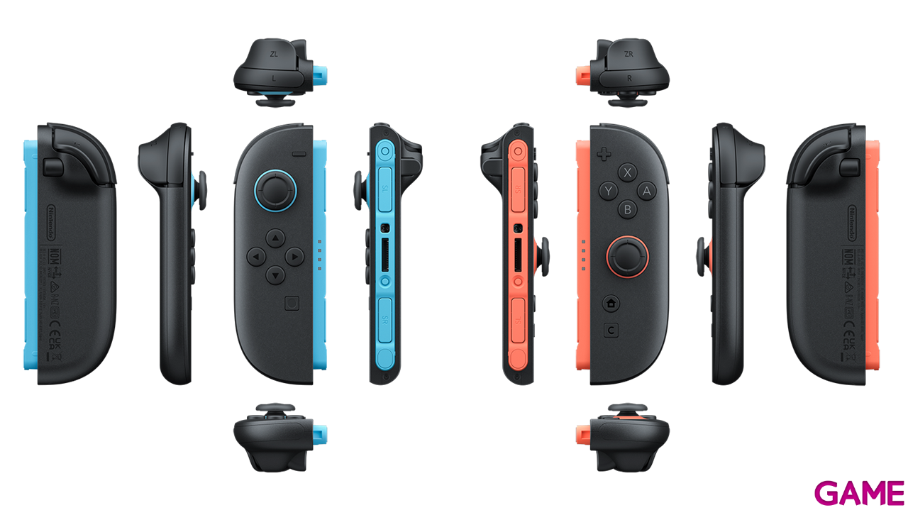 Pareja Joy-Con 2 - Azul Claro/Rojo Claro-4