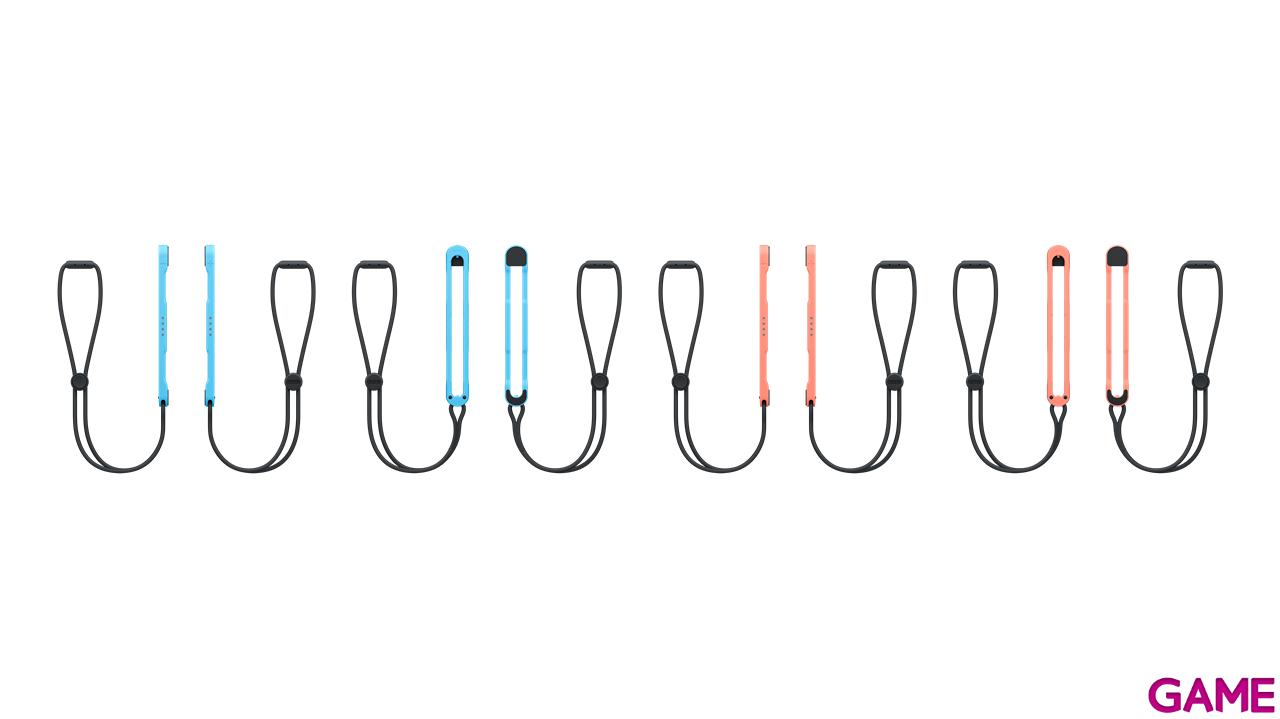 Pack 2 Correas Joy-Con 2 Azul Claro/Rojo Claro-1