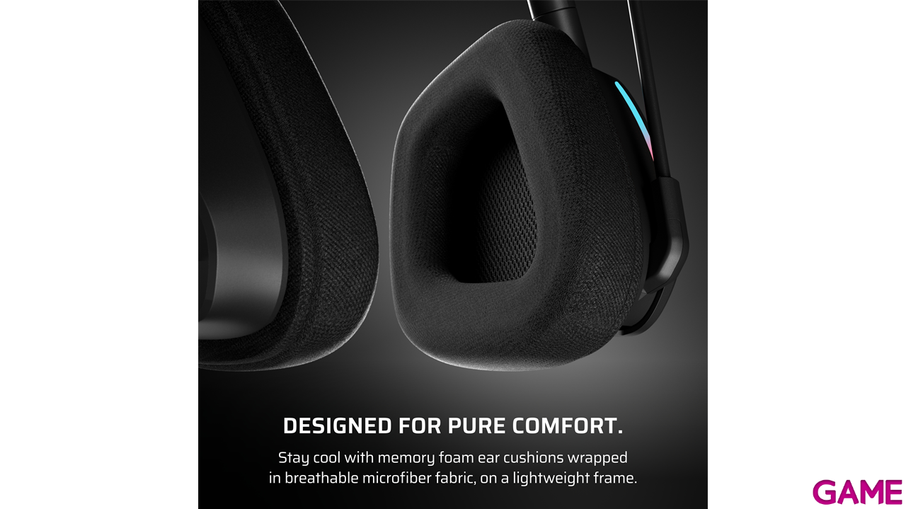 Corsair Void Wireless V2 Bluetooth Negro Carbon - PC - PS5 - PS4 - Switch - Movil - Auriculares Gaming-6