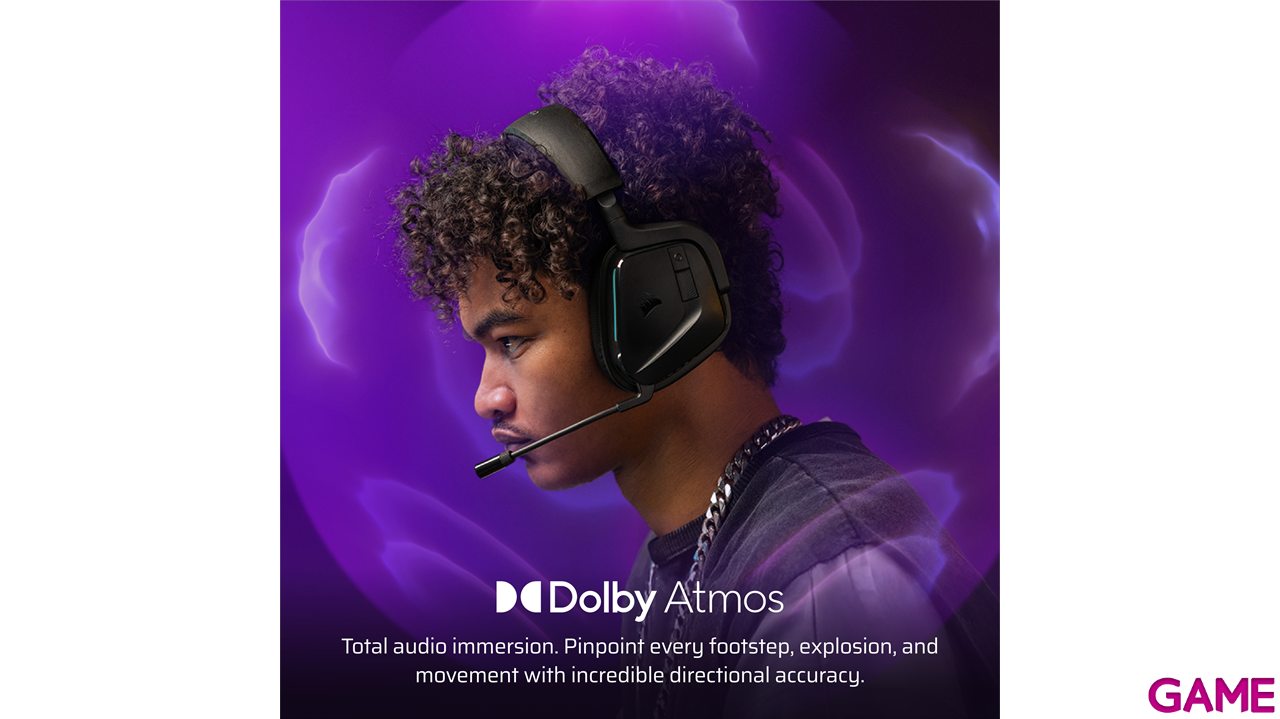 Corsair Void Wireless V2 Bluetooth Negro Carbon - PC - PS5 - PS4 - Switch - Movil - Auriculares Gaming-7