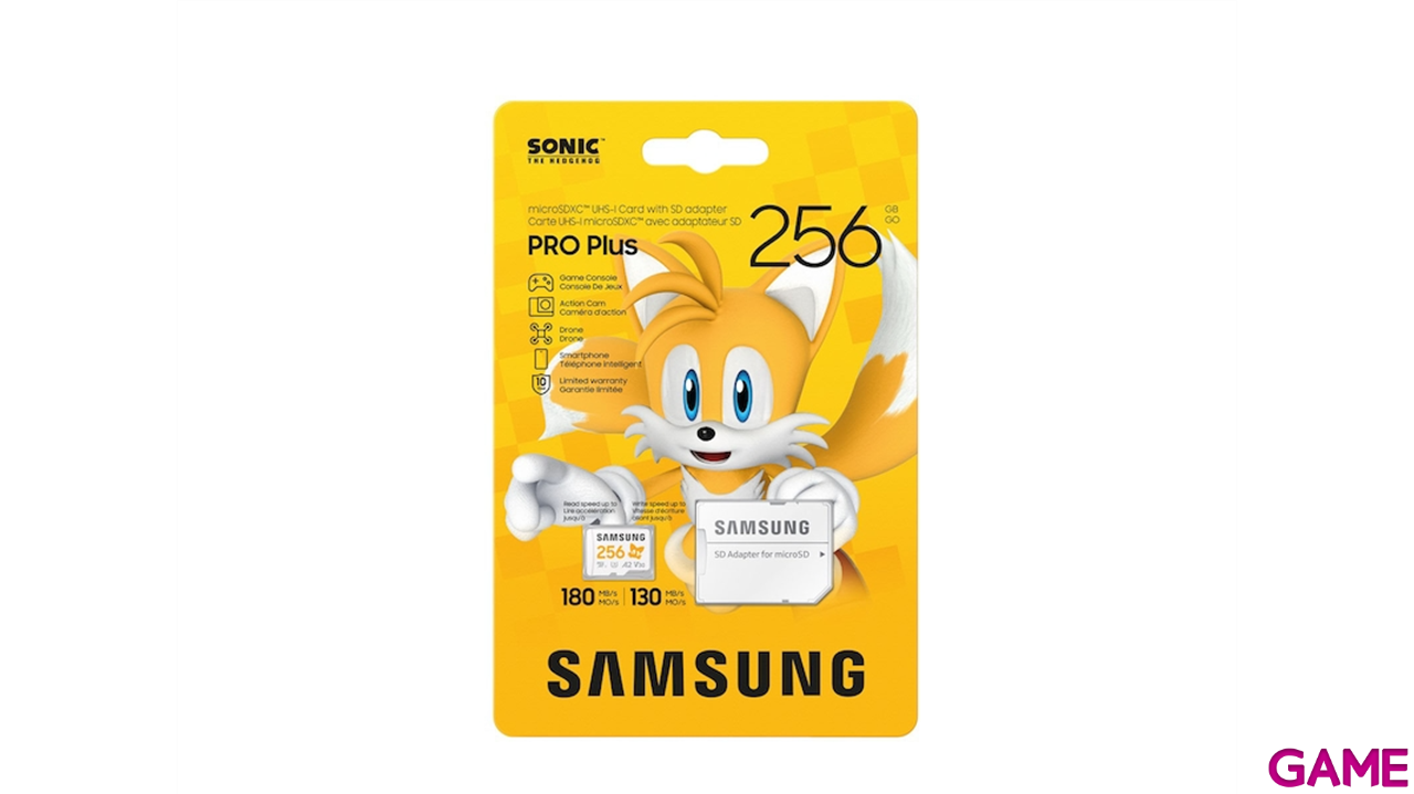 Memoria Samsung 256GB microSDXC Tails-2