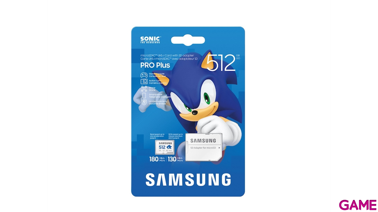 Memoria Samsung 512GB microSDXC Sonic-3