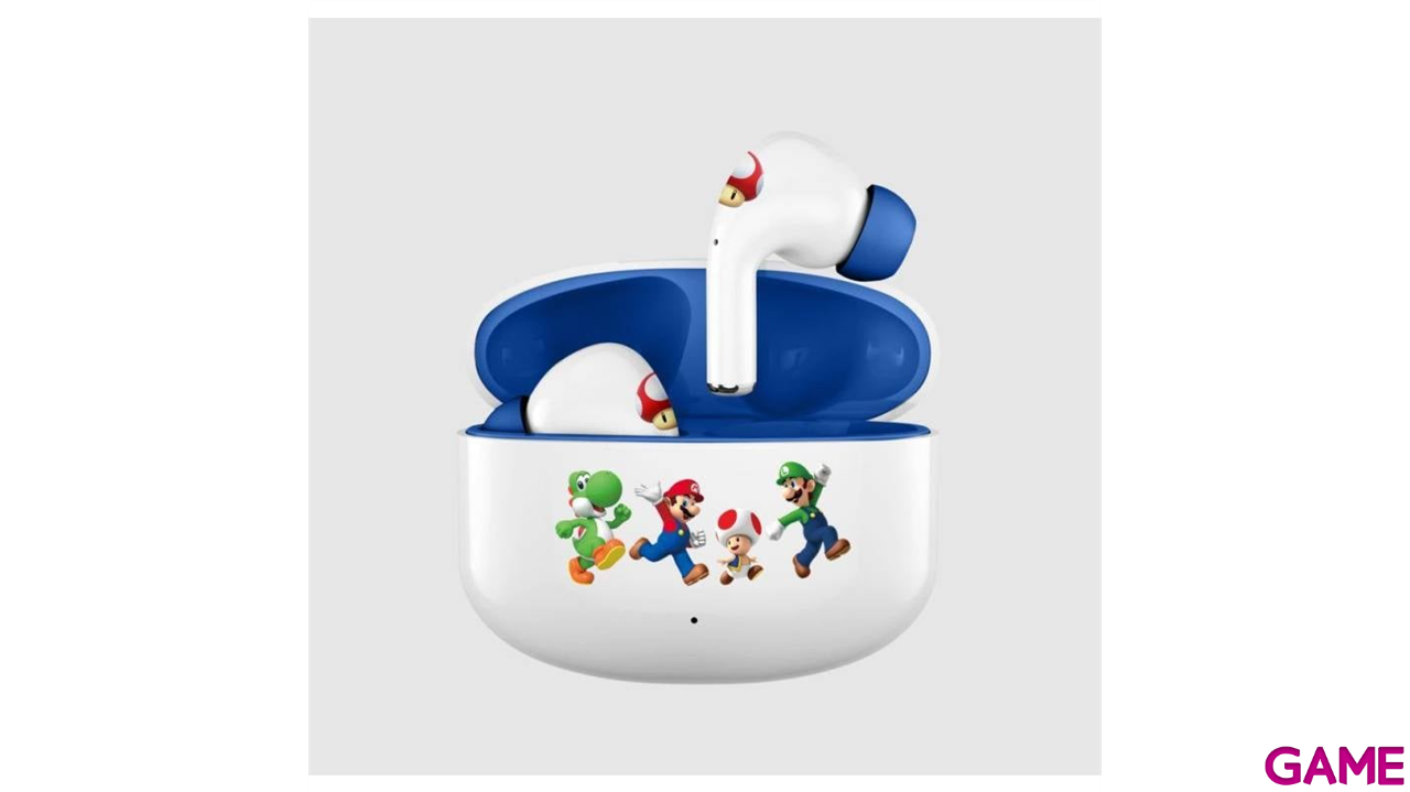 Earpods Bluetooth Super Mario Friends de color azul-0