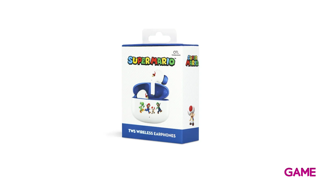 Earpods Bluetooth Super Mario Friends de color azul-2