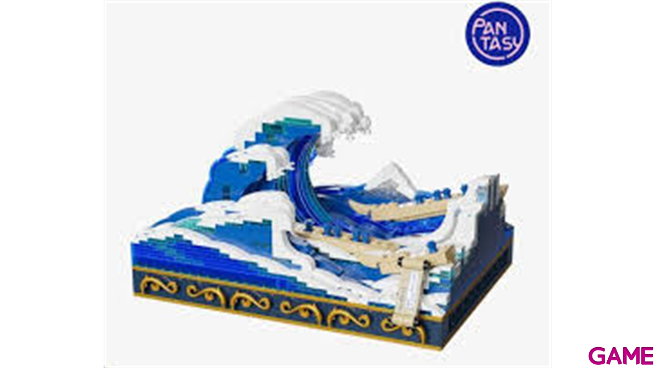 Set de Construccion Kanagawa Surfing Set UKIYO de 15 cm-1