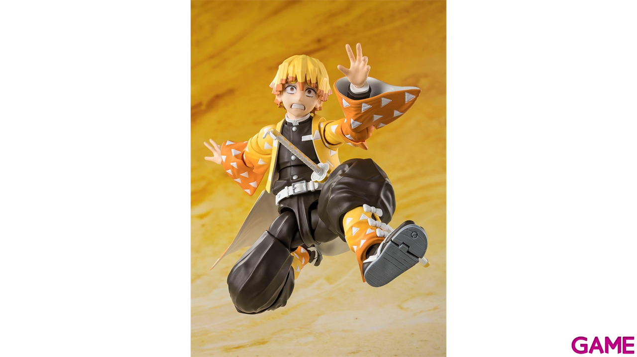 Figura Demon Slayer: Kimetsu no Yaiba S.H.Figuarts Zenitsu Agatsuma de 14 cm-0