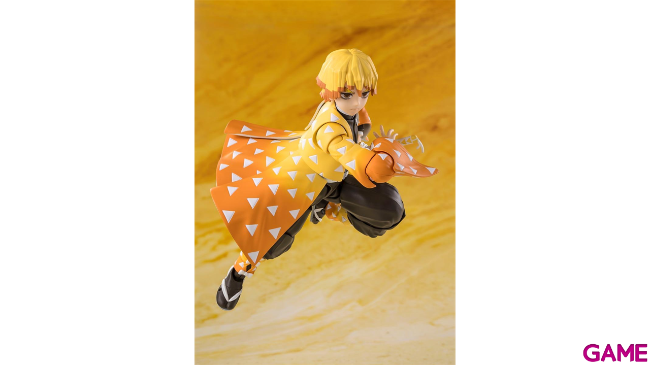 Figura Demon Slayer: Kimetsu no Yaiba S.H.Figuarts Zenitsu Agatsuma de 14 cm-4