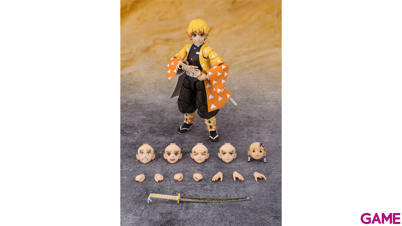 Figura Demon Slayer: Kimetsu no Yaiba S.H.Figuarts Zenitsu Agatsuma de 14 cm-6