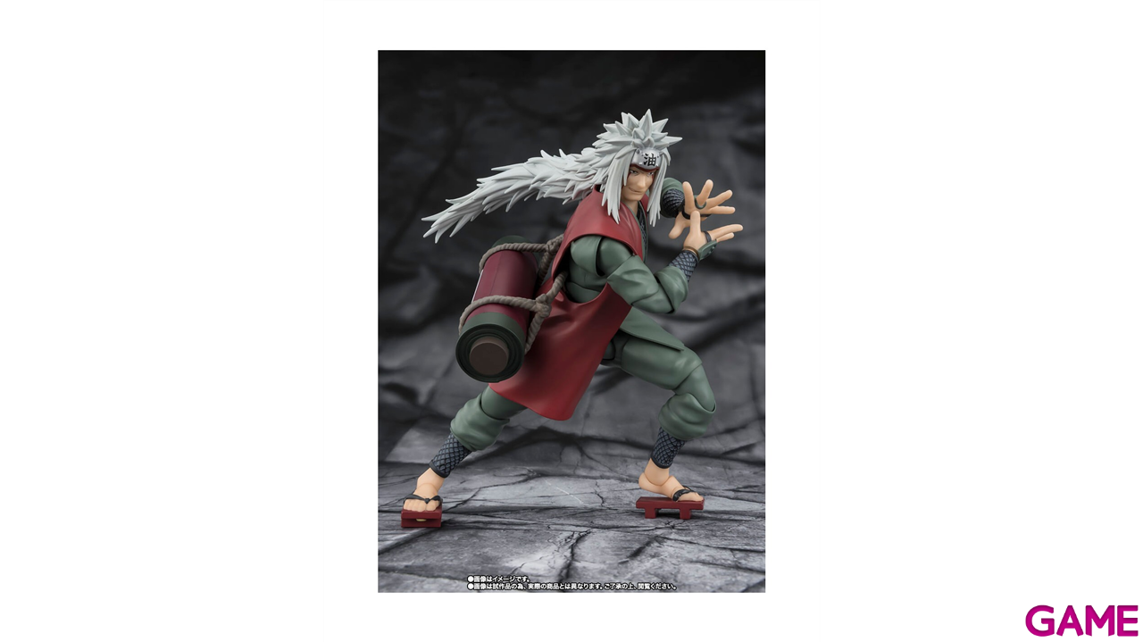 Figura Naruto Jiraiya Hidden Leaf Heroic Master Sage Mode Set de 17 cm-1
