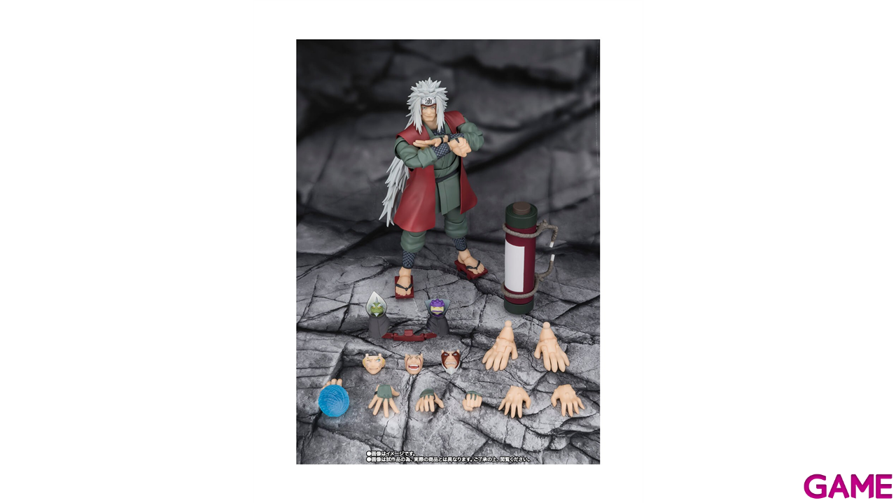 Figura Naruto Jiraiya Hidden Leaf Heroic Master Sage Mode Set de 17 cm-2