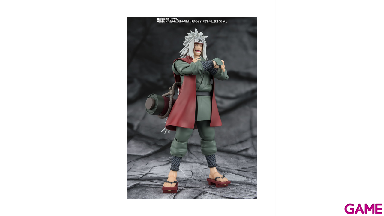 Figura Naruto Jiraiya Hidden Leaf Heroic Master Sage Mode Set de 17 cm-3