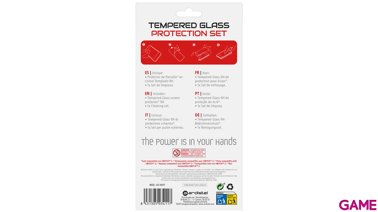 Blackfire Switch2 Screen Protector Tempered Glass-1